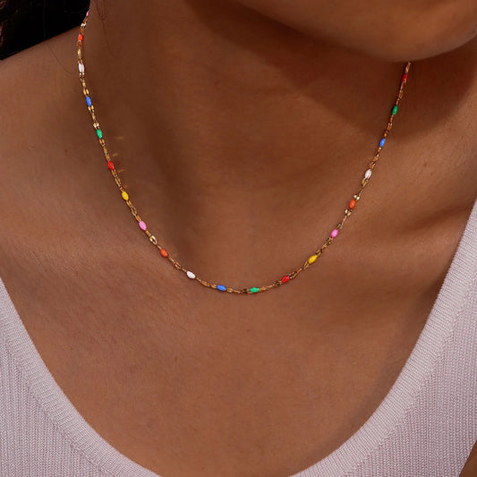 SevenTide™ Boho Rainbow Choker