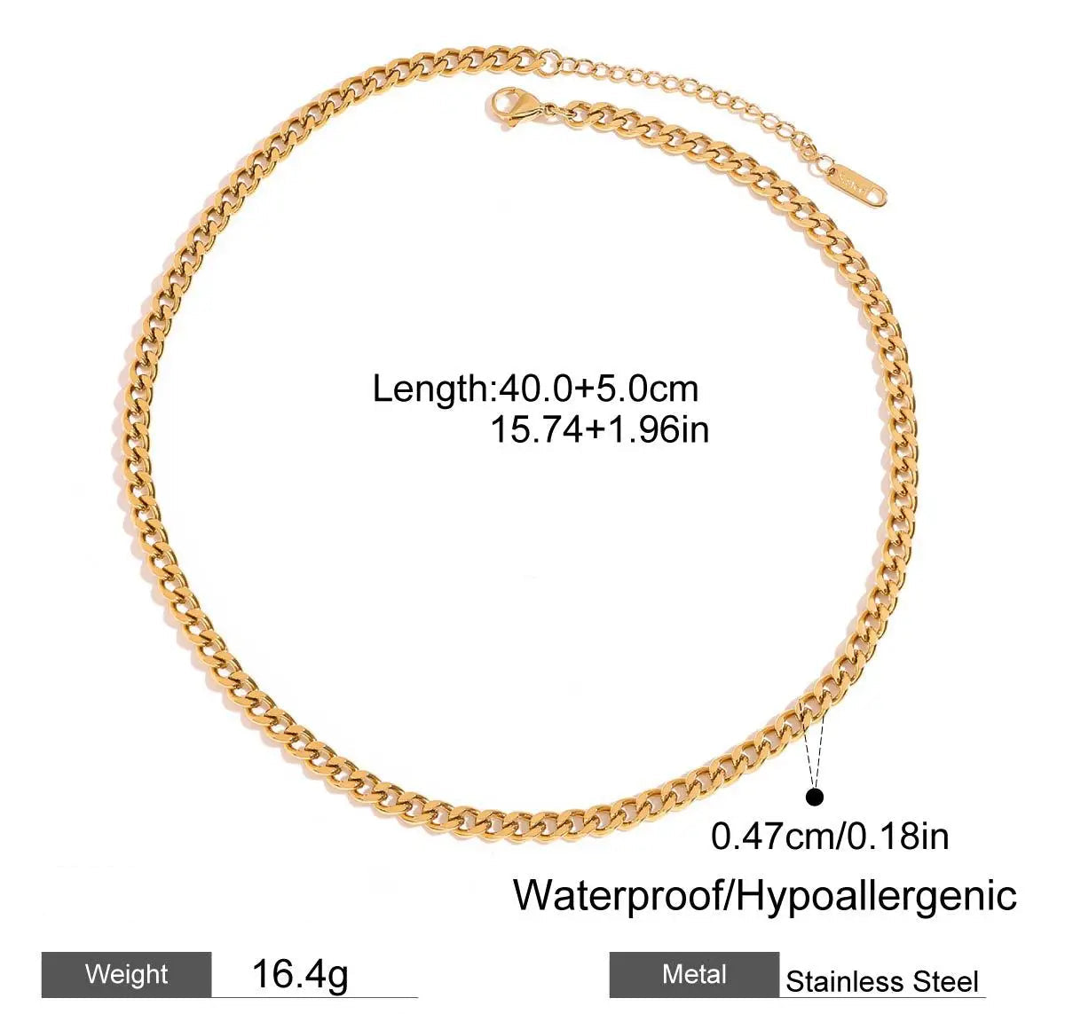 EverTide™ Bonifacio Cuban Chain