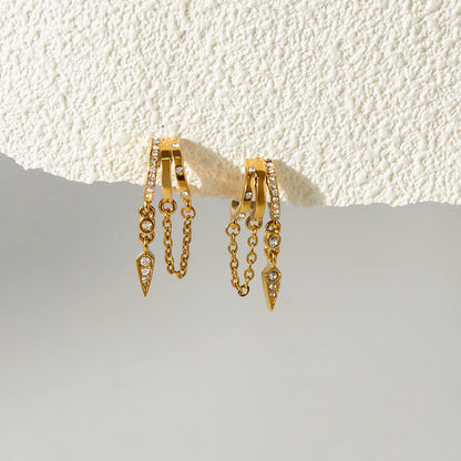 Seven Tide™ Triple Tide Hoops