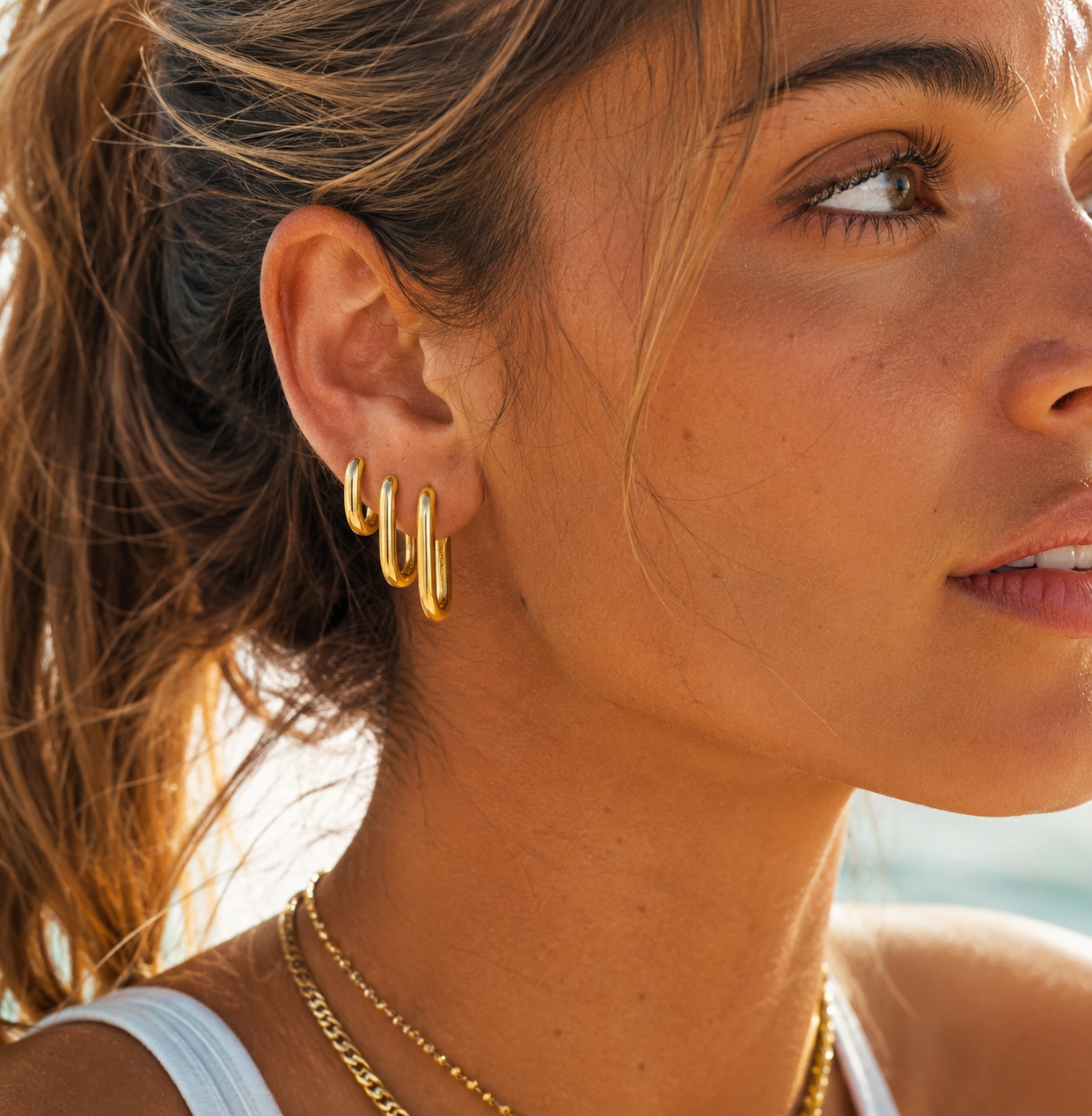 Seven Tide™ Golden Hour Hoops